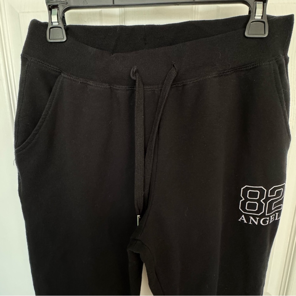 Ardene Black 82 Angel Joggers Women's M Y2K Streetwear Athleisure Sweatpants - Picture 2 of 10